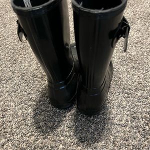 Hunter boots. Size 8 black